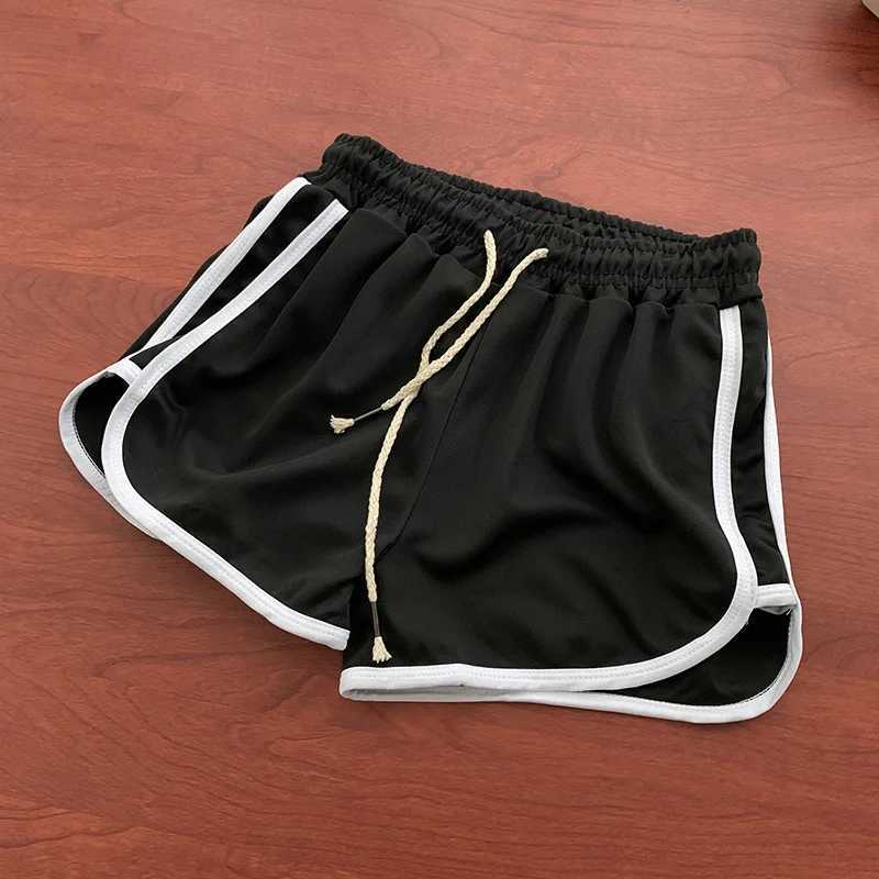 Summer Men and Women casual loose straight shorts lady stylish thin breathable wide leg gym short pants Women yoga Shorts N260310