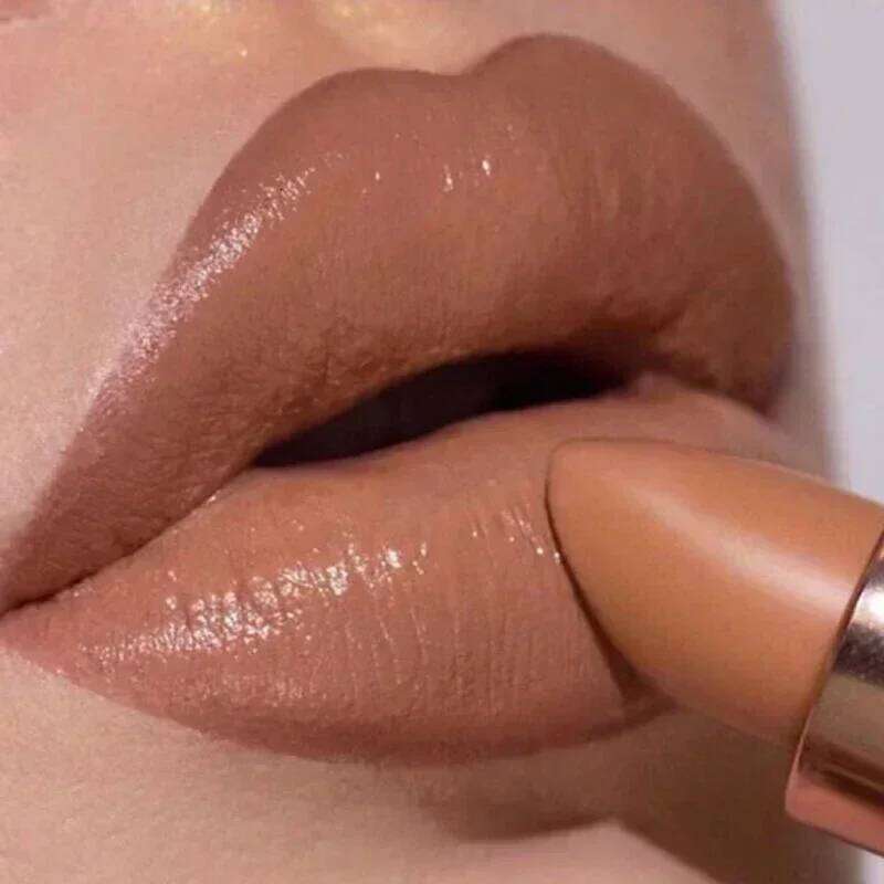 Long Lasting Velvet Matte Lipstick Waterproof Non-stick Cup Lip Sticks Sexy Nude Brown Red Pink Lipsticks Women Makeup Cosmetics Z260310