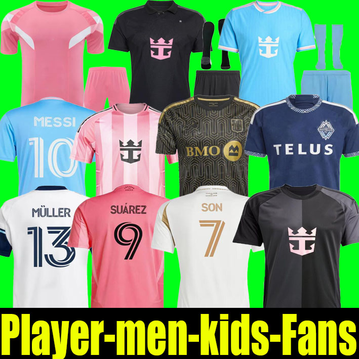 26 27 Fans Player LAFC Earth MUELLER Day Vancouver Whitecaps Miamis MESSIS Soccer Jerseys third 25 26 Sergio Jordi football shirts men kids Adult kit