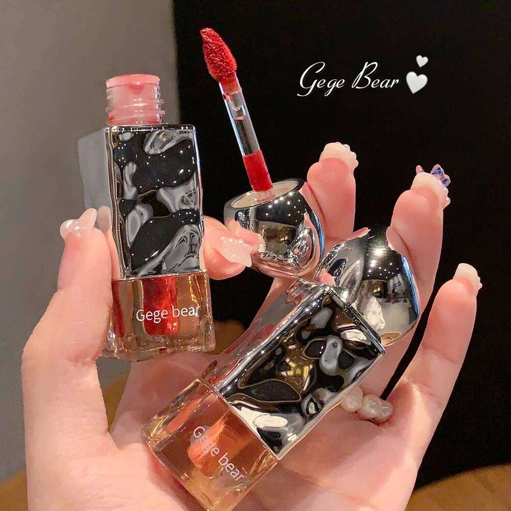 Gege bear Velvet Silky and Non-stick Advanced Color Rendering Gegebear Matte Lip Glaze Z260310