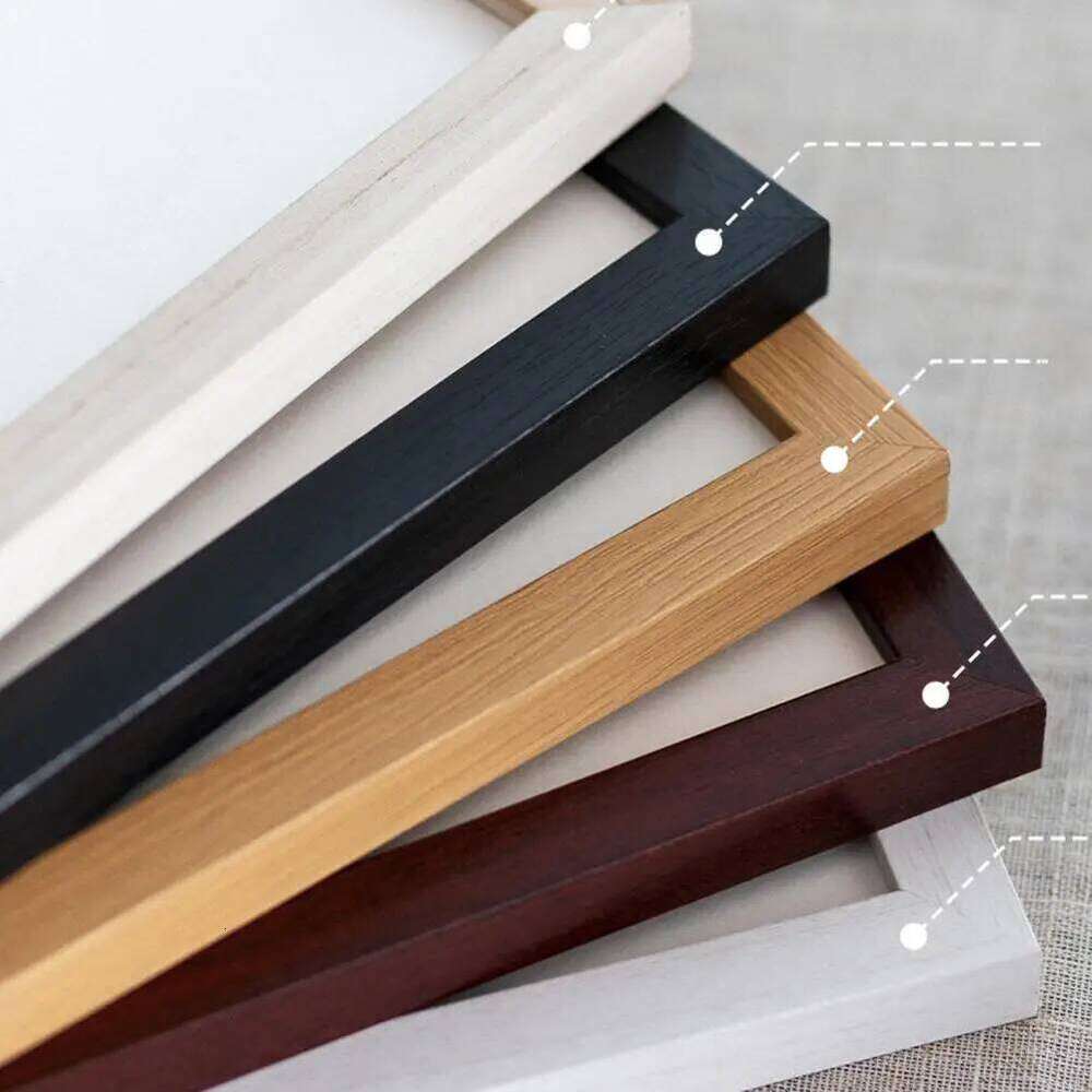 6/7/8/10-Inch/A4 Vintage Wooden Clear Glass Picture Display Frame Rustic Home Bedroom Desktop Photo Holder Decor H260310 - view 6