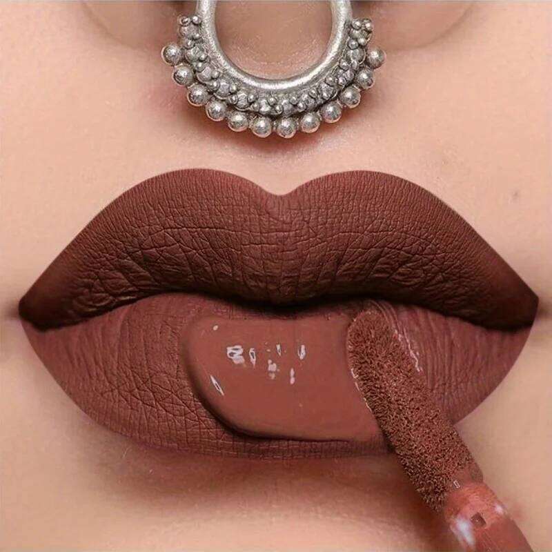 Matte Gloss Smooth Texture- Waterproof, Long Lasting, 24 Hour Wear, Non Transfer, For All Vibrant Lip Makeup Z260310