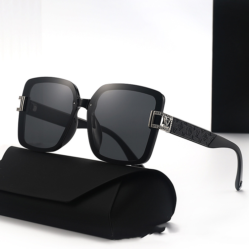 Free shipping 2026 New Fashionable Cut Edge Semi-Framed High-Quality Trendy Minimalist Sunglasses Top-grade plain