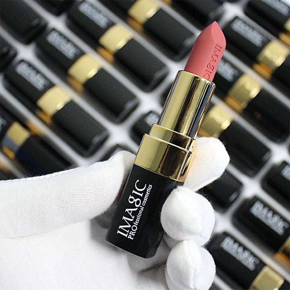 IMAGIC 12-Color Lipstick Matte Velvet Pigment Nude Rouge Waterproof Long Lasting Lip Profissional Cosmetics Beauty Z260310