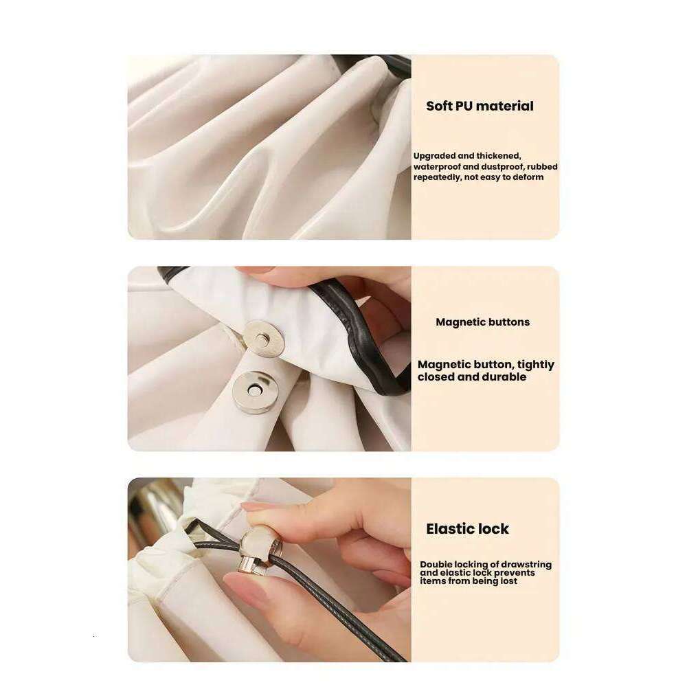 1PC Autumn and Winter New Ladies' lazy drawstring makeup portable waterproof travel toiletries bag, hand-held storage bag XJ260310