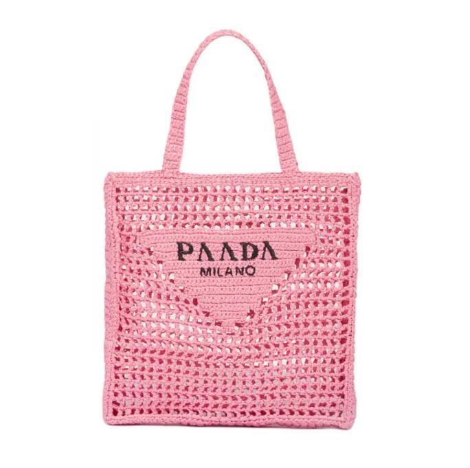 20A TOP High Quality Designer Bag Woven Fashion Tote Bag Casual Tote Large Capacity Embroidery Hollowed-out Summer Beach Resort Shoulder Bag Dopamine Color