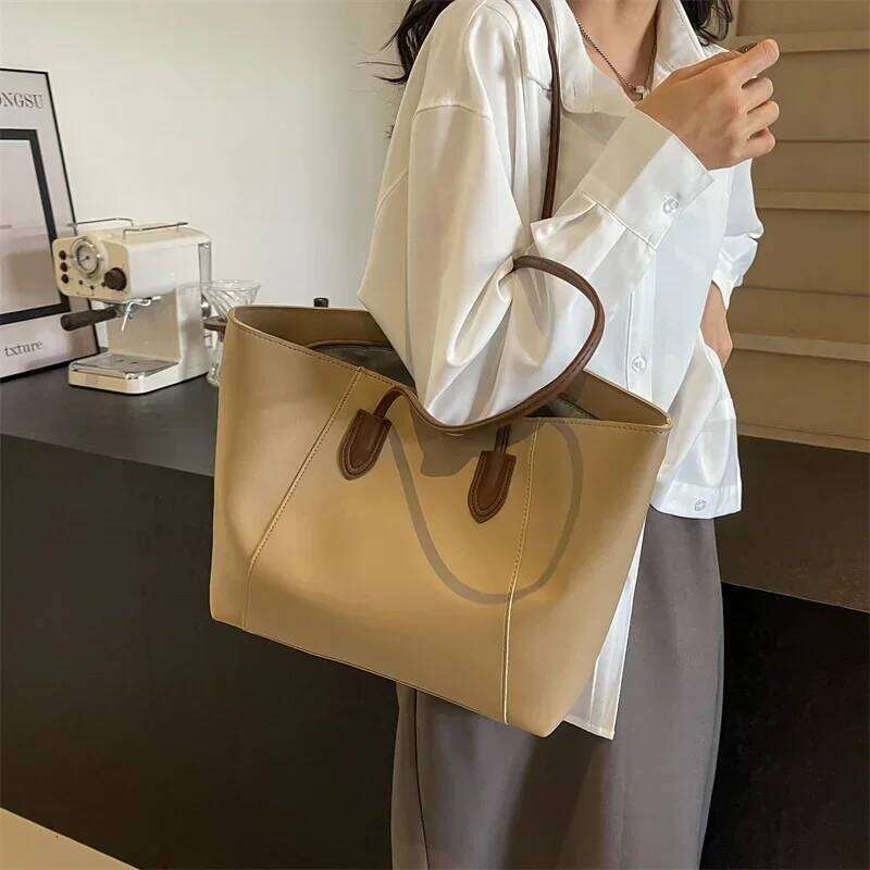 Hot Selling Light Luxury Sewing Thread PU Zipper Handbag High Quality Fashionable Commuting Women's Shoulder Bag XJ260310