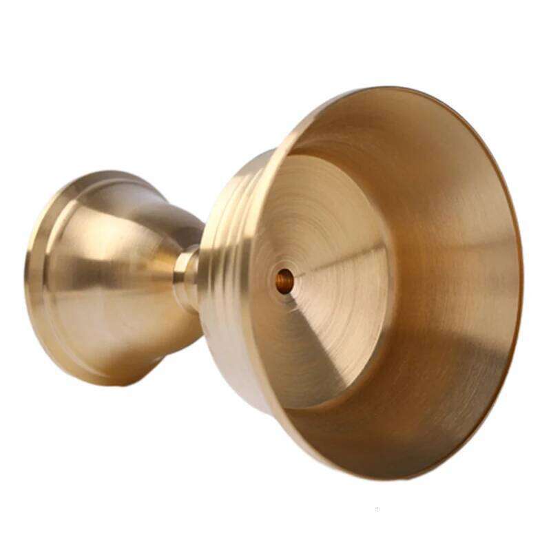 Copper Cup Candlestick Holders, Single Piece Butter Lamp Home Decor H260310