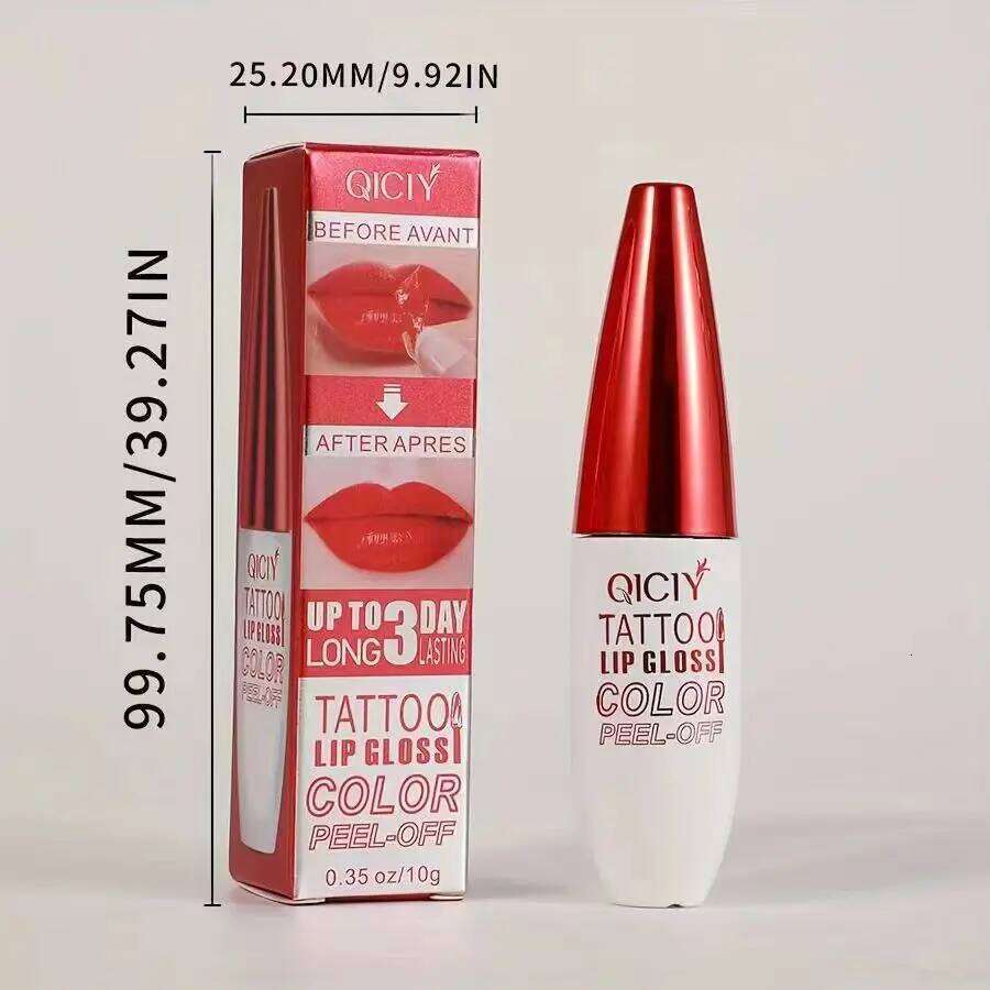 Tear Lip Gloss 4 colors easy to apply lipstick, moisturizing and long-lasting anti-sweat non-sticky cup tearing lipstick Z260310