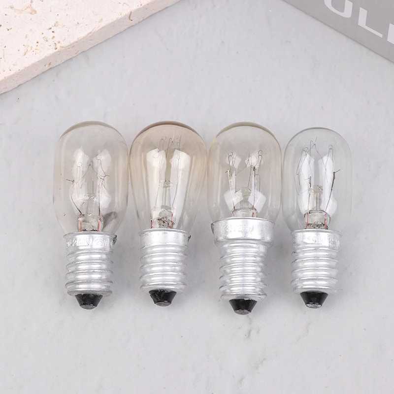 5Pcs E14 Salt Lamp Globe Bulb 10/15/20/25W 220V-230V Incandescent Bulbs Refrigerator Oven Light Bulbs Replacement Bulbs H2603101