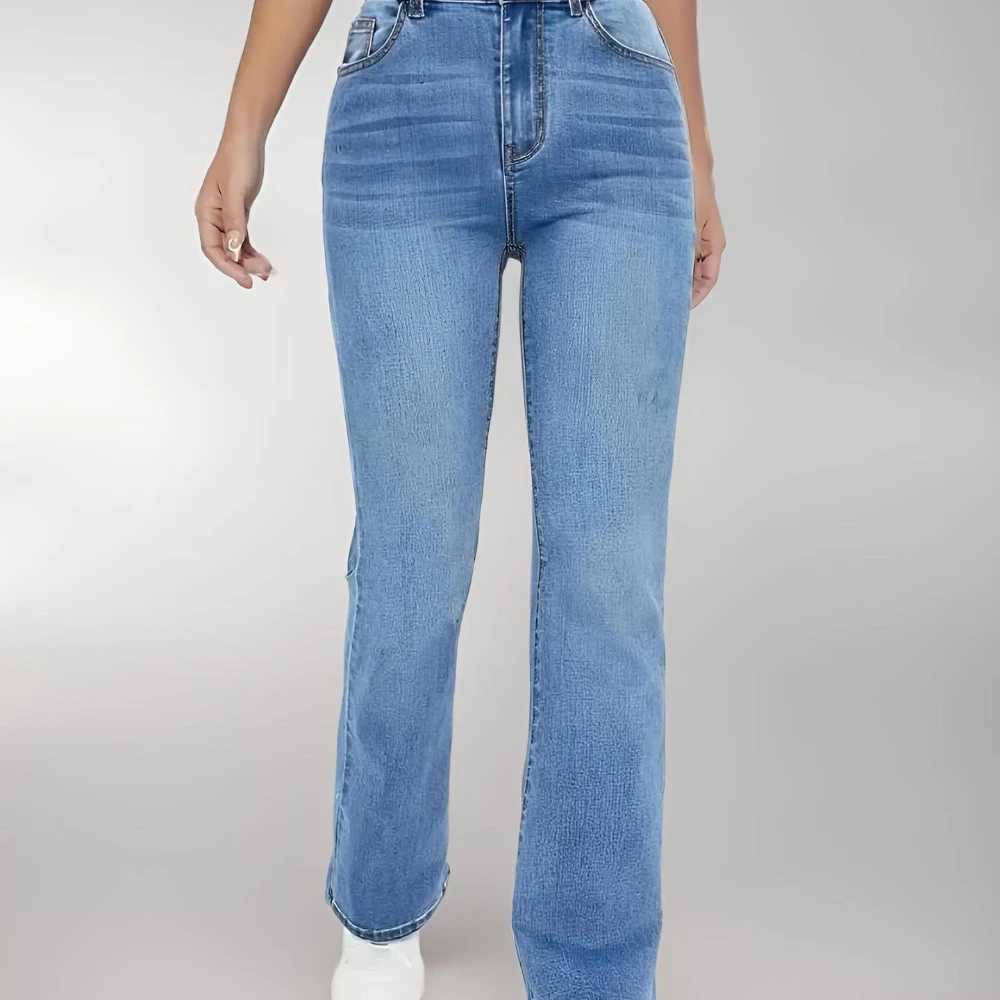 New womens hot jeans slimming European and American style casual versatile high waist washed Denim trousers for women M260310
