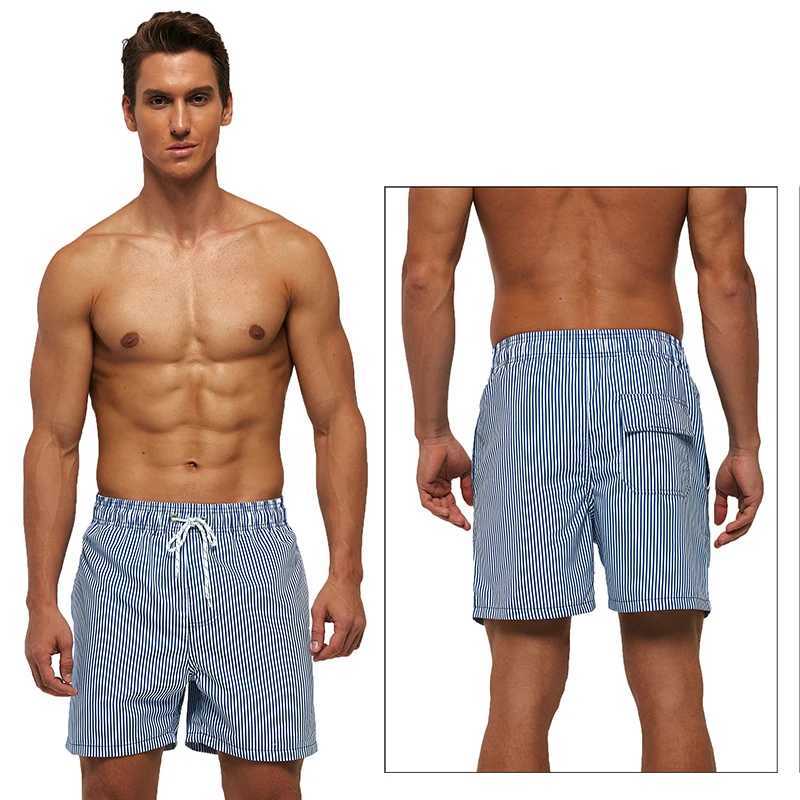 DATIFER Summer Men Beach Print Shorts Surfing Swimwear Fitness Workout Trunks Male Sportswear With Pockets Pants N260310