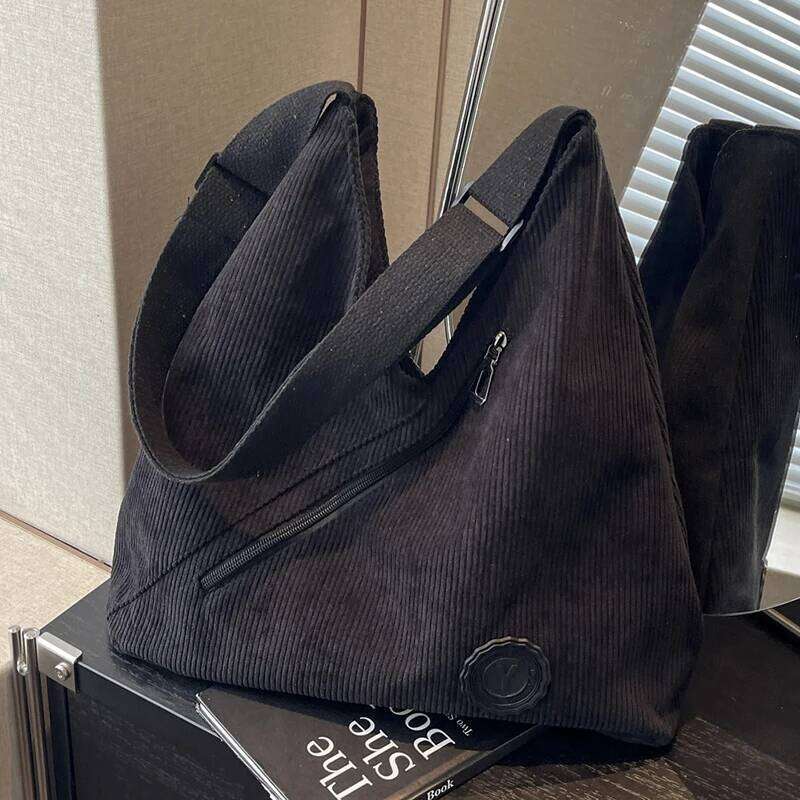 Classic popular solid color large capacity shoulder bag, fashionable multifunctional temperament, casual and lazy style, XJ260310