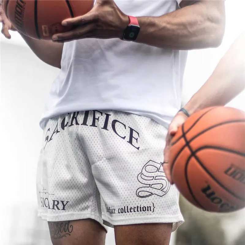 2024 Zomer Heren Short Nieuwe Heren 2 In 1 Sport Korte Casual Shorts Hiphop Fitness Snel Droog Ademende Dubbeldeks Shorts N260310