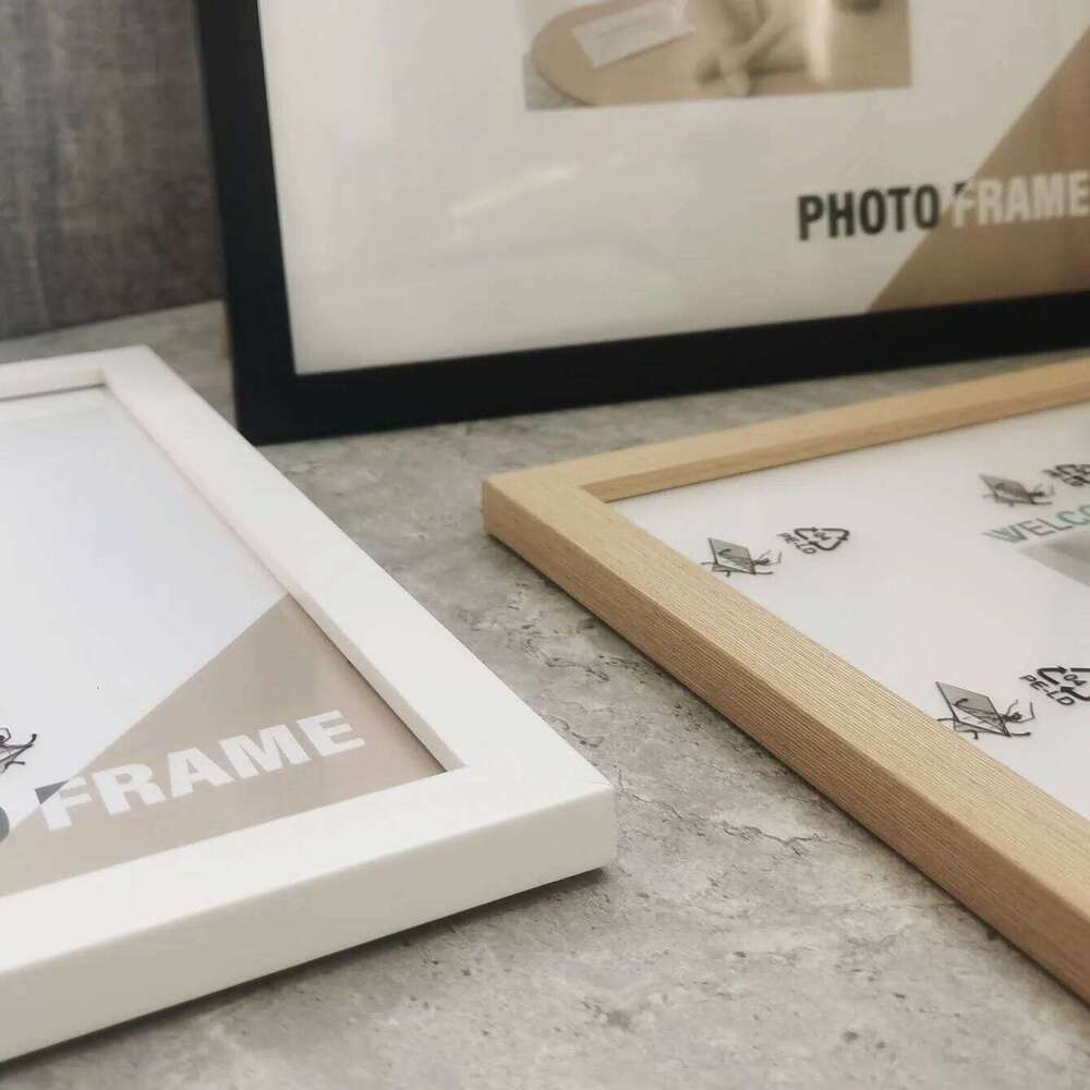 3Pcs Wood Square Photo Frames For Wall Hanging or Desktop Decor 20X20 30X30cm Posters Portrait Frame Picture Commemorat Gift H260310 - view 6