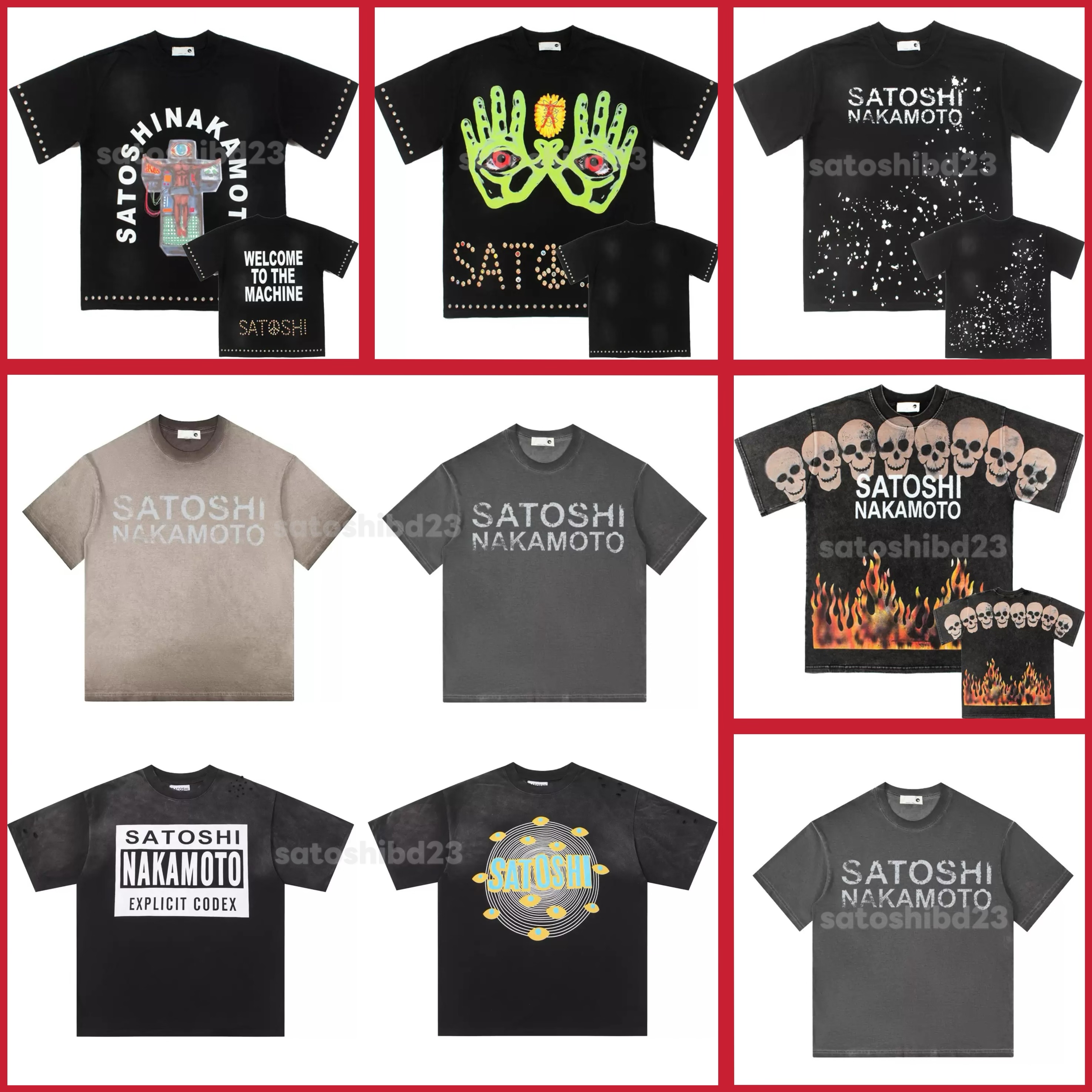 satoshishirt T shirts satoshi shirt tops tees nakamoto satoshi nakamoto flannel shorts shirts for men designer color black white size S M L XL Designer T Shirt