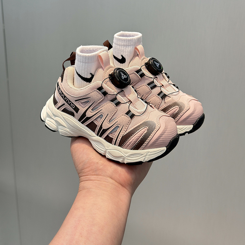 New free shipping designer shoes for kids running shoes white pink Fashionable and versatile outdoor sneakers sport shoes