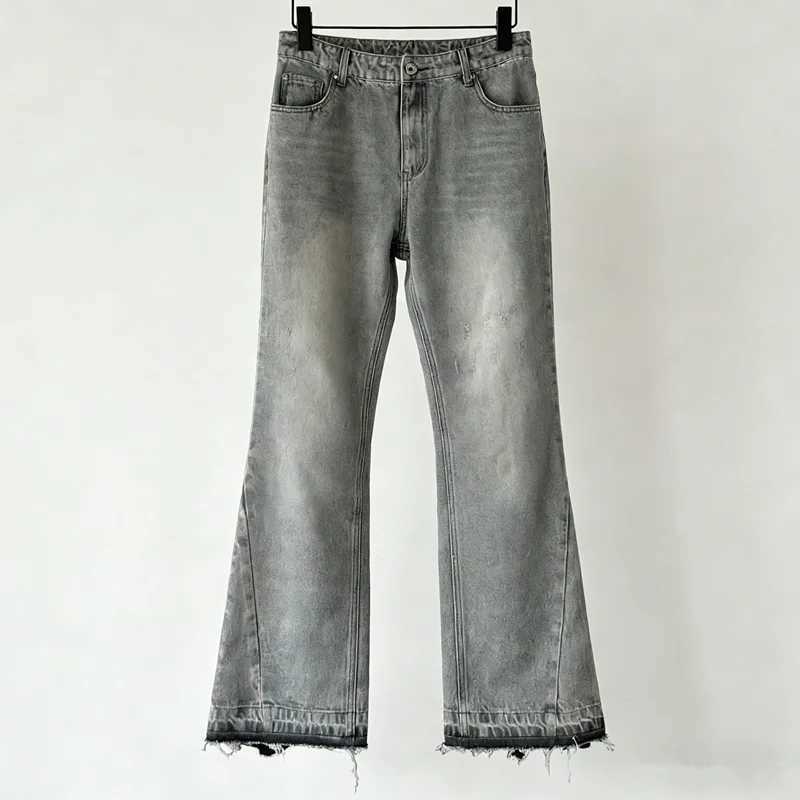 American Fashion Trend High Waist Slim Jeans Women Street Y2K New Hip Hop Retro Casual Joker Washed Pants Unisex Punk Rock Jeans M260310