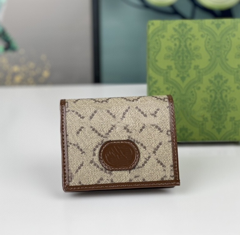 Bur 10a mombasa designer wallet pouch Case holder Pocket goyareds women Men Bag vintage Rivet Cardholder Credit Card thin bus card purse