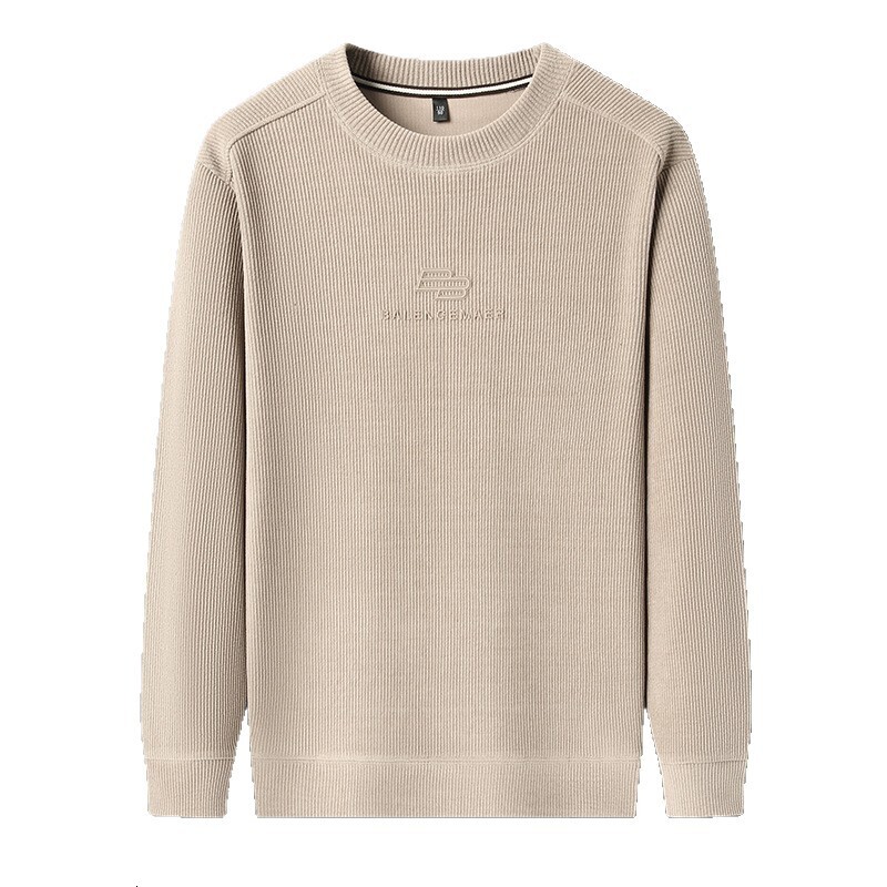 Luxury Brand Designer Clothes New Autumn Round Neck Casual Fashion Sweatshirt Men's Base Comfortable Top Heat Press Printed Letter Solid Color T-