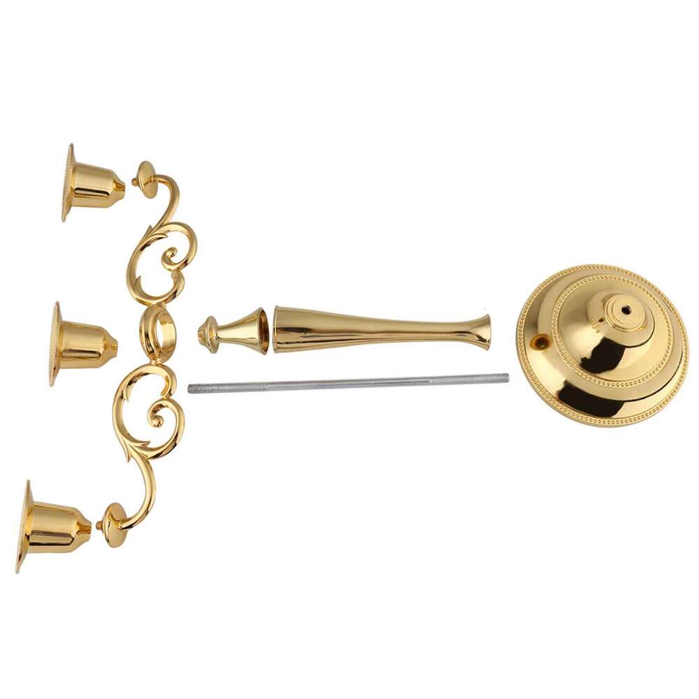 3 Arms Holder European Style Vintage Metal Candelabra Candle Stands Candlestick for Home Party Wedding Decoration H260310