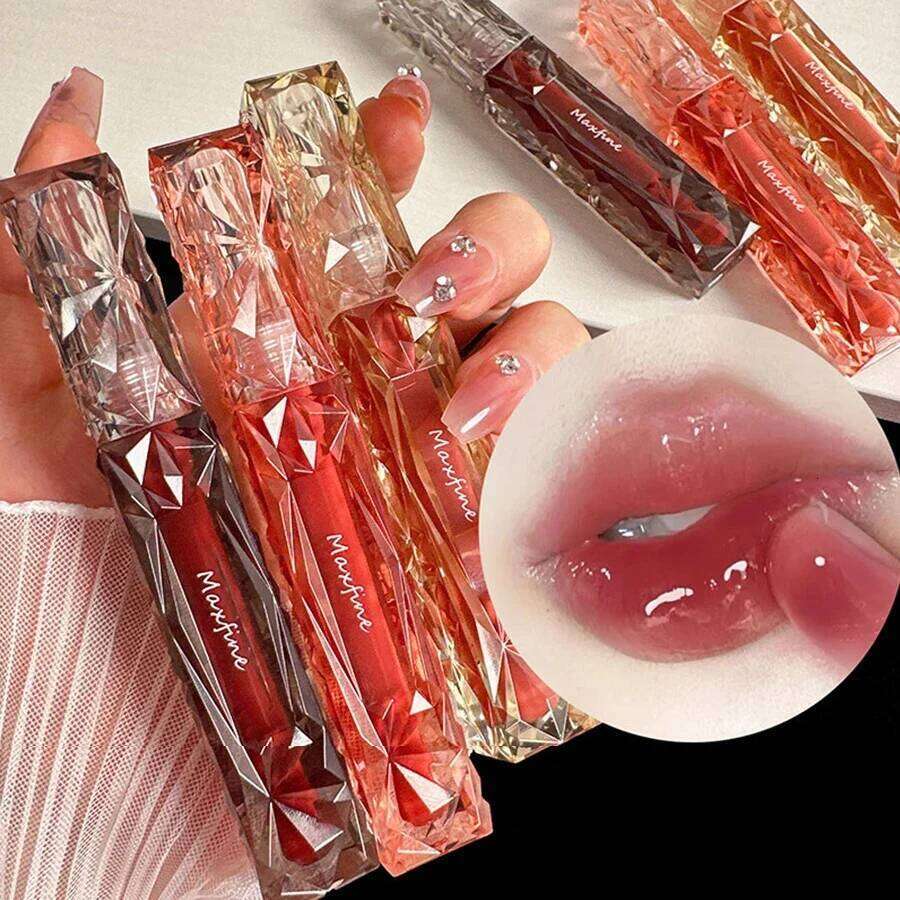 and Moisturizing Lips Glaze Mirror Waterproof, Durable Brightening, No Peeling Lip Gloss Liquid Lipstick Z260310