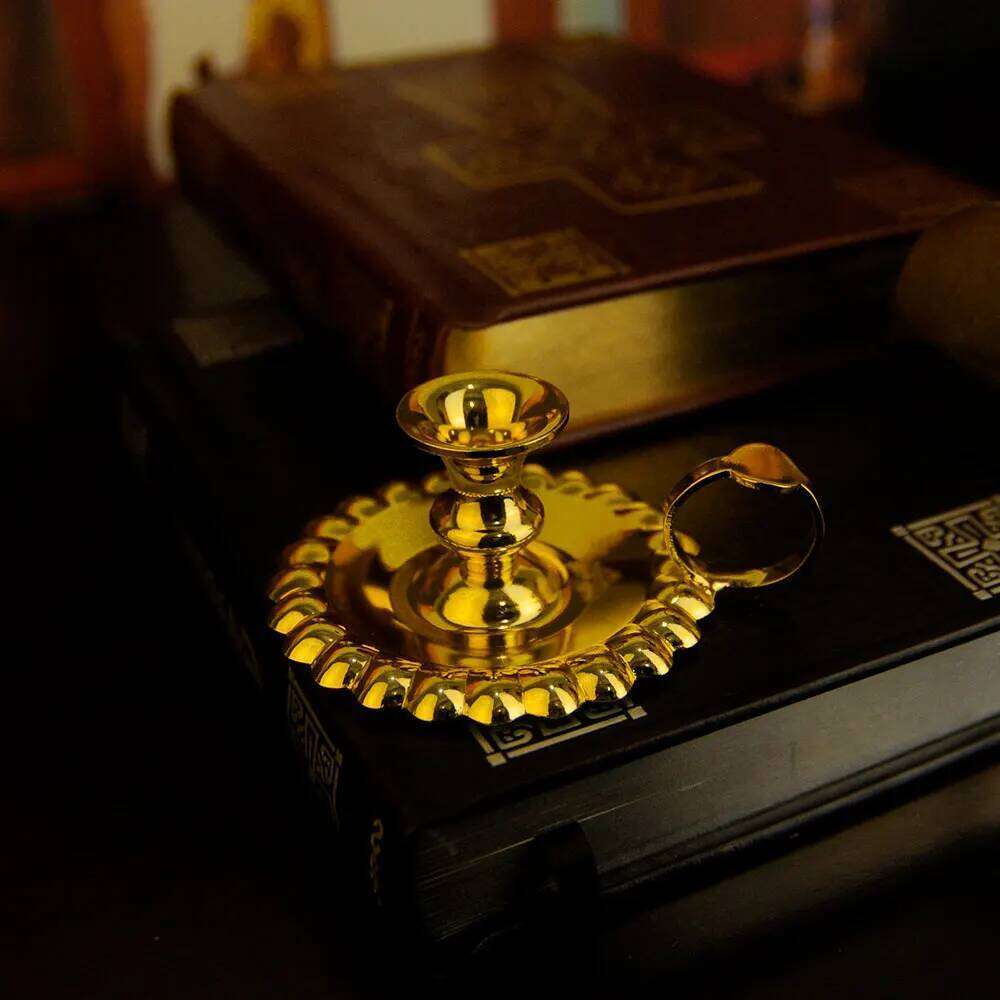 Orthodox Church Villa Handicrafts Cande Decorations Composite Candlestick Rack Home Living room Decor party H260310