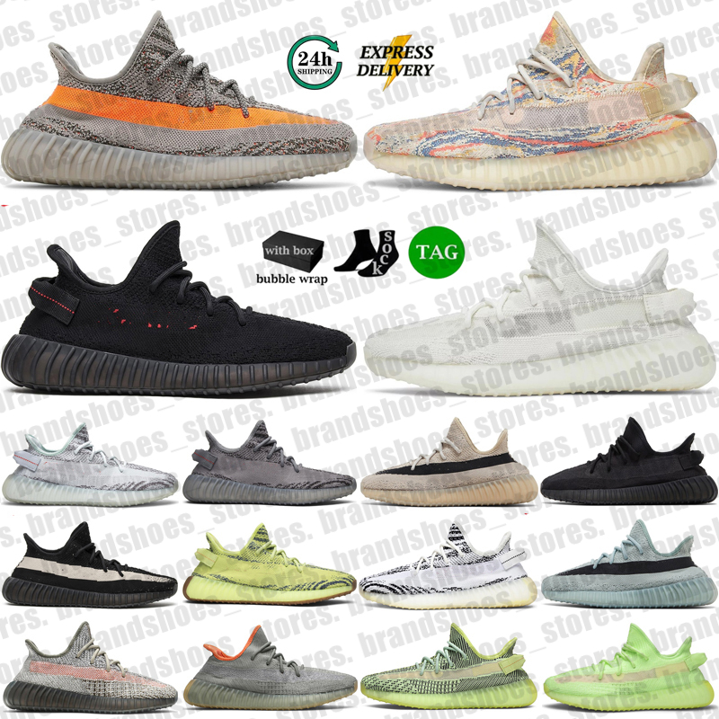 Designer Shoes Mens Womens Running shoes Triple White Onyx Blue Tint Bred Bone Cream Mesh Platform Sneakers Gym Outdoor Sports Trainers