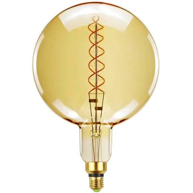 Large Size Bulb Big Decorative Led Bulb 200mm Diameter Edison Bulb E27 G200 6W 220V Super Warm Home Decoration H260310