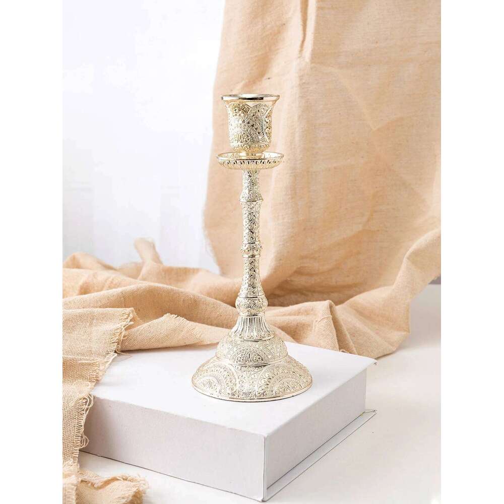 European-style small single-head carved hand-painted high-end wedding candlelight dinner hotel home decoration decora H260310