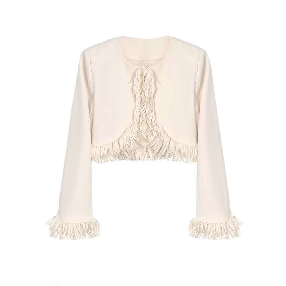 2026 spring and summer socialite style European and American trendy brand fashion designer versatile inventory women's short jacket