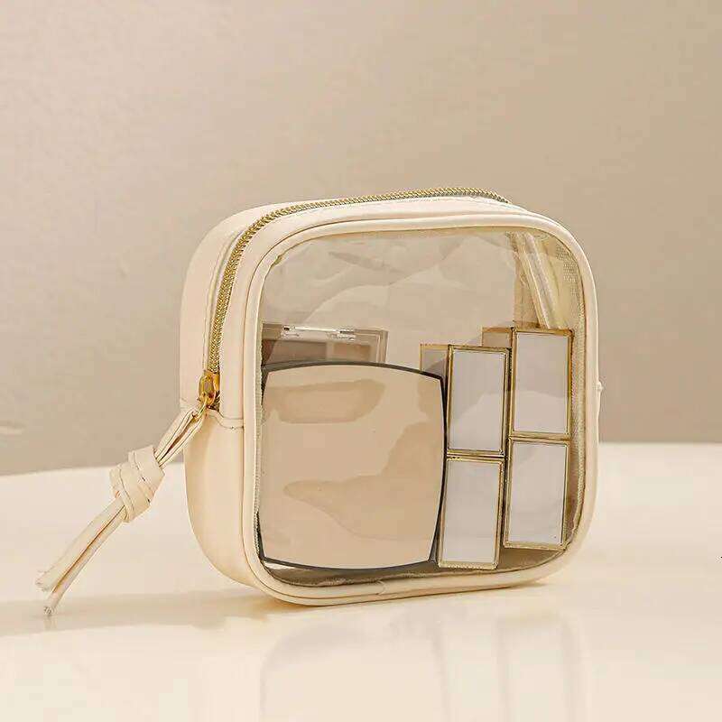 PVC Clear Makeup Case Toiletry Multipurpose Travel Kit Portable Large Capacity Dust Proof Organizer Transparent Storage Bag XJ260310