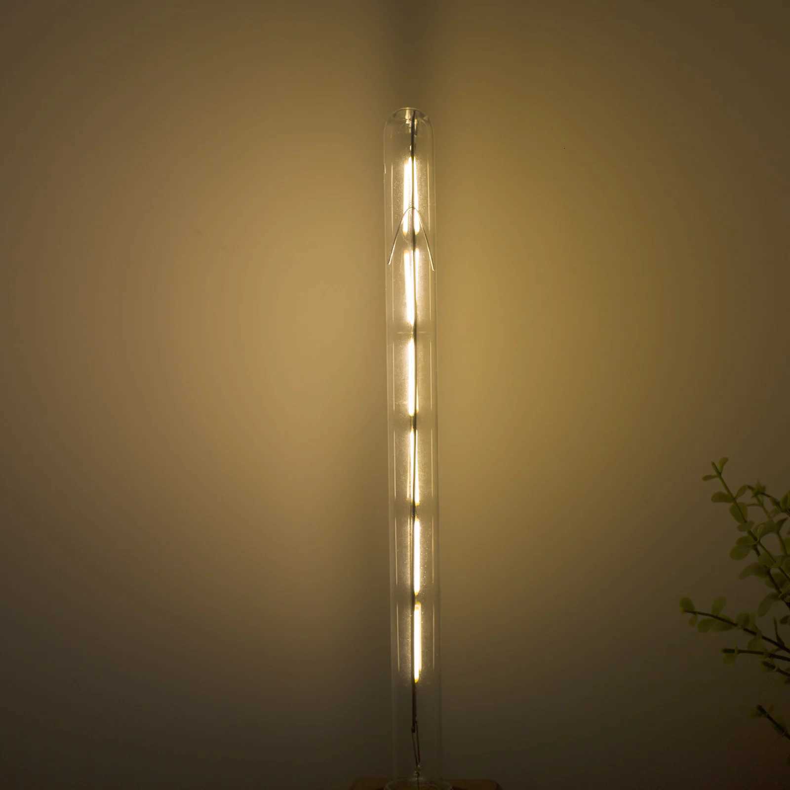 3W 4W 6W T20 E14 LED Tube Light Bulb SES Vintage Retro Filament COB 220V 240V Tubular Antique Lamp 2700K Warm White Glass Shell H260310