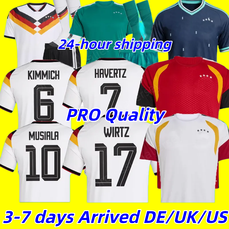 3XL 4XL Germany jersey 2026 World Cup Germany soccer jerseys Kit Long sleeves retro jersey 1990 1992 1994 1996 Women football shirts men kids set Long sleeves gk