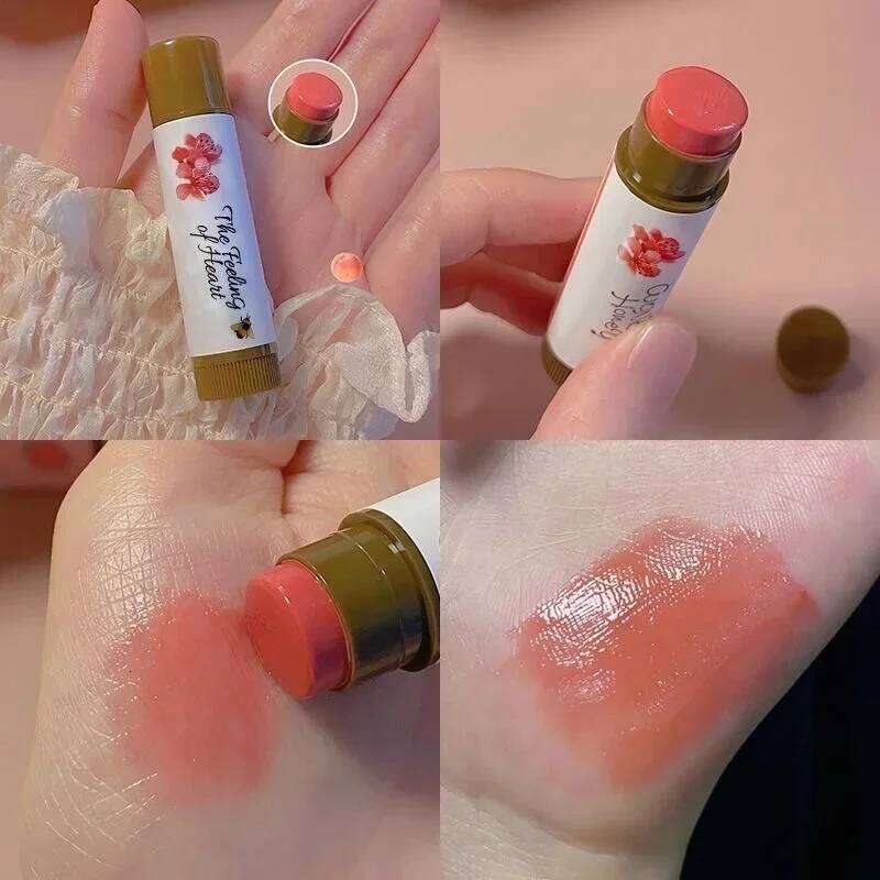Moisturize Lipstick Fruit Red Tint Cosmetics Color Changing Lip Care Balm Moisturizing Fade Lipline Anti-drying Makeup Z260310