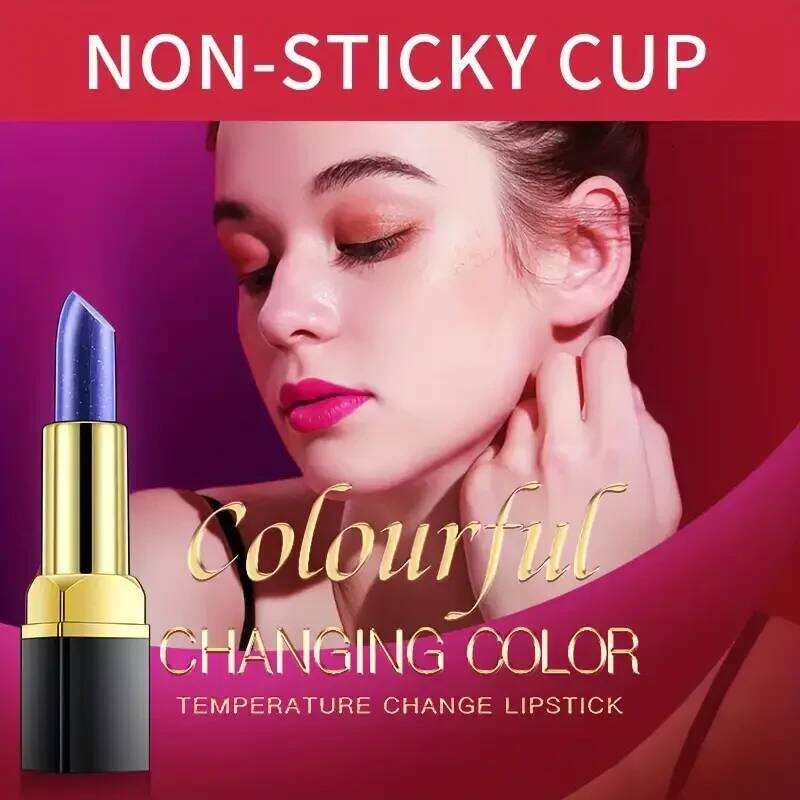 Blue Rose Color Lipstick Care Magic Temperature Changing Red Lip Gloss Waterproof Makeup Base Woman Beauty Cosmetic Z260310