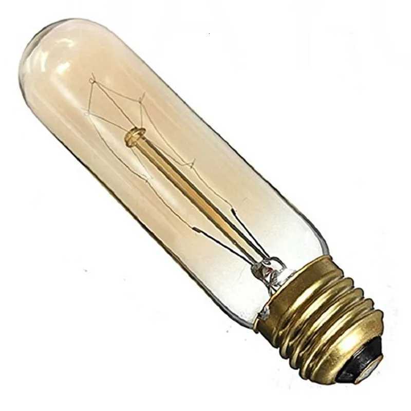 10pcs 6pcs T10 E27 E14 40W Vintage Edison Bulb Dimmable Incandescent Industrial Bulb Antique Retro Lamp Light AC220-240V for bar H260310