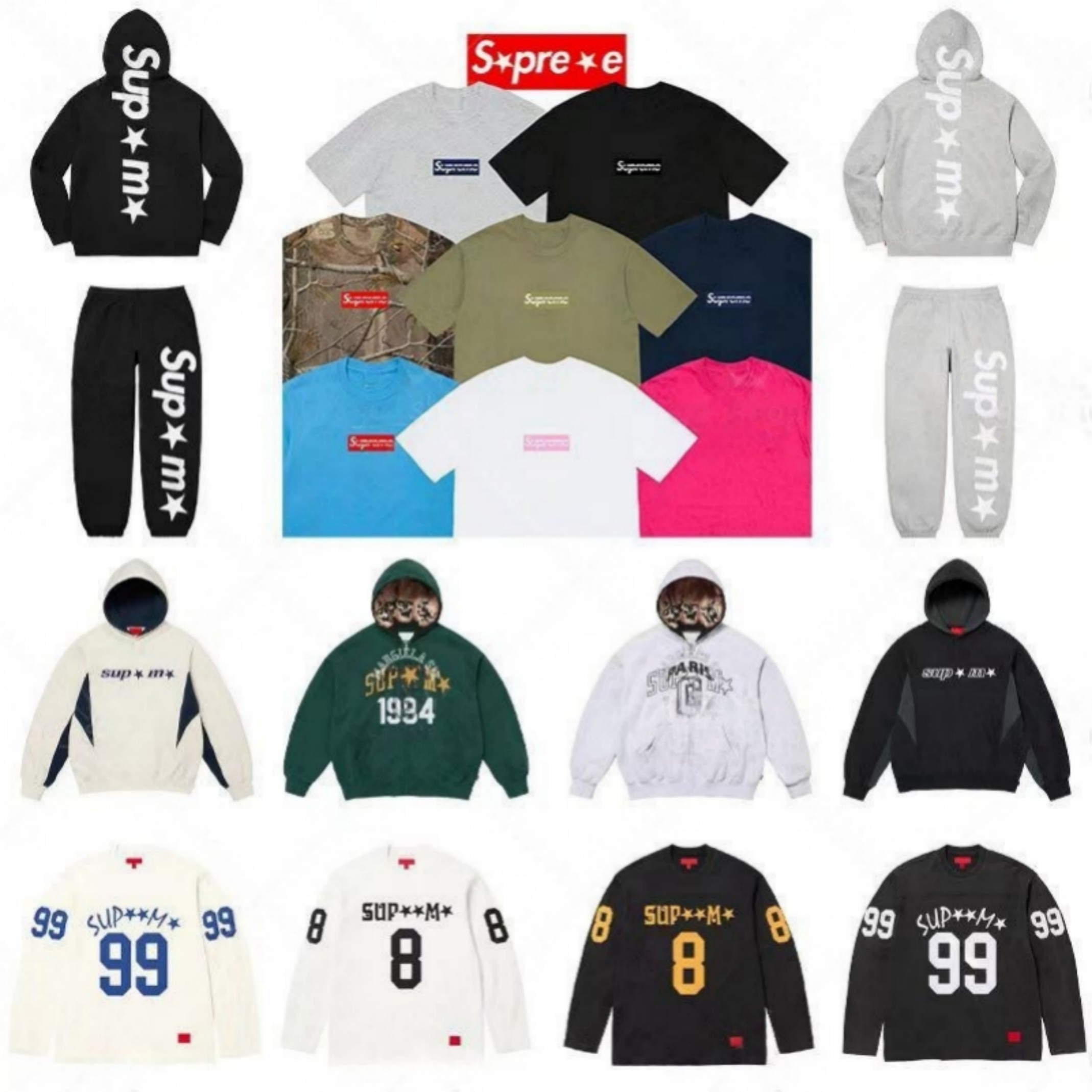 supremely hoodie embroidery supremely shirts designer hoodies for men brand women sweatshirt supremely jacket tracksuit Leisure sweater joggers