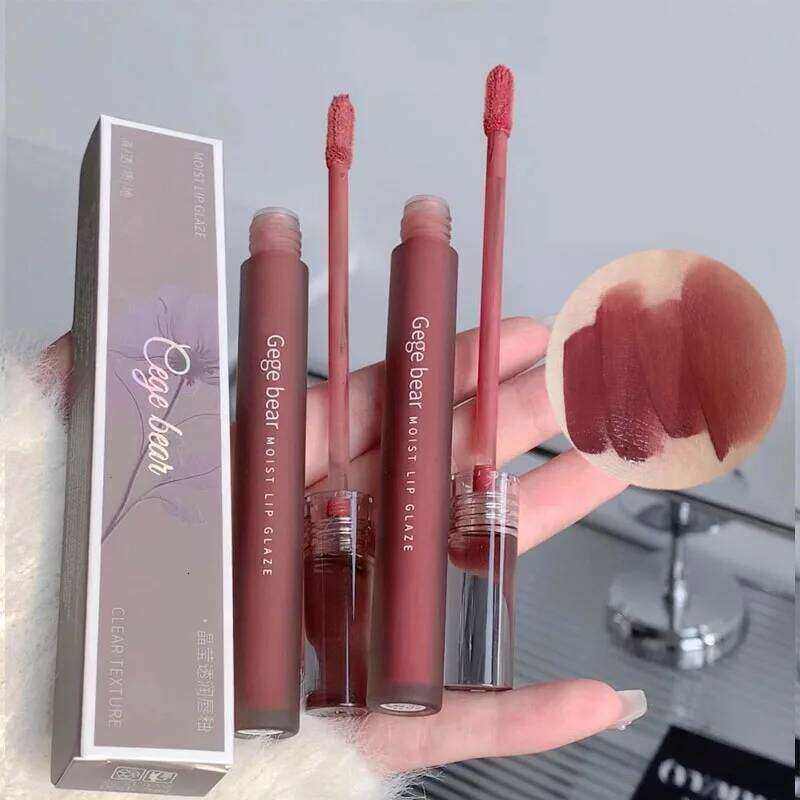 Light nude Mist Velvet Lip Glaze Makeup Affordable Student lipstick Spring Summer lip glaze Z260310