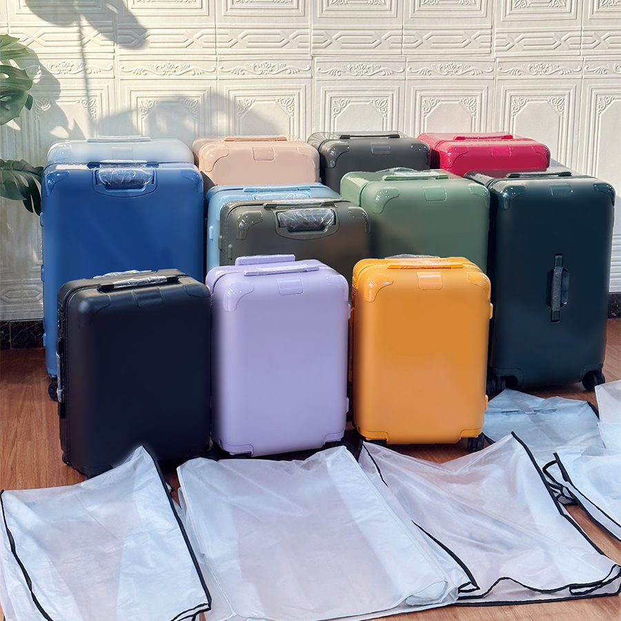 Fashions Designer boxs Suitcase Designer Luggages Travel Bags Luxury Carry On Luggage With Wheels Front Opening Rolling Password Suitcases