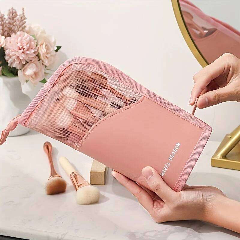 A Spacious Vertical Eyebrow Pencil Case, a Portable Organizer Bag Makeup, Perfect for Women - Easy to Use And Carry. XJ260310