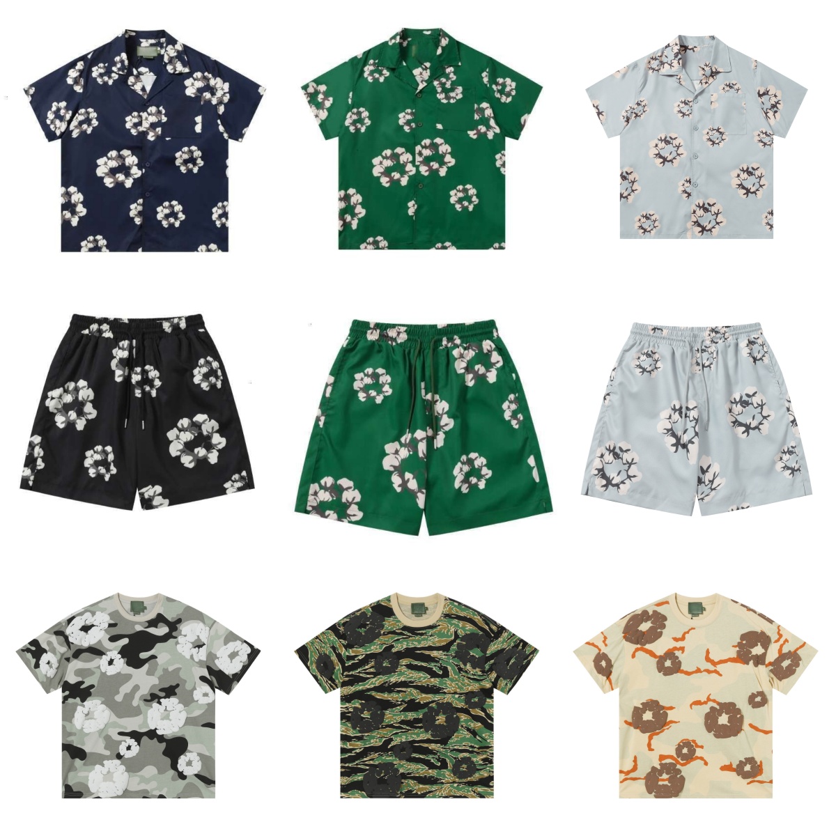 Denimly Tearsshorts hoodie Denimly Shorts Short Kapok Pants Baggy New Summer Holes High Quality Embroidered For Denimly Cargo Cotton Wreath Shorts Denimly tshirt