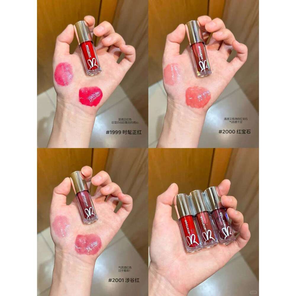 Hyntoor Planet Series Gloss Saliva Color Futuristic Lip Oil Mirror Finish Dewy Luster Lipstick Z260310