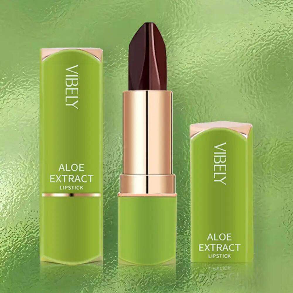 Aloe Vera Moisturizing Lipstick Long Lasting Nouritious Balm Temperature Changing Color lipgloss Lip for Makeup Comestics Z260310