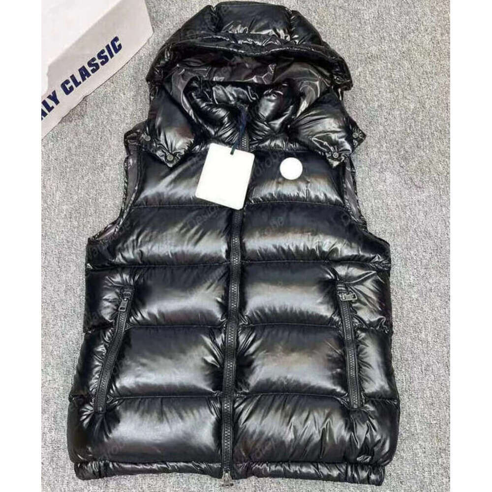 Men puffer Vest Jakcet Designer Vest Embroidery Patch Removable Hood Vests Women Gilet Maglia White Duck Down Jacket Couple Outfit Waterproof Quick Drying