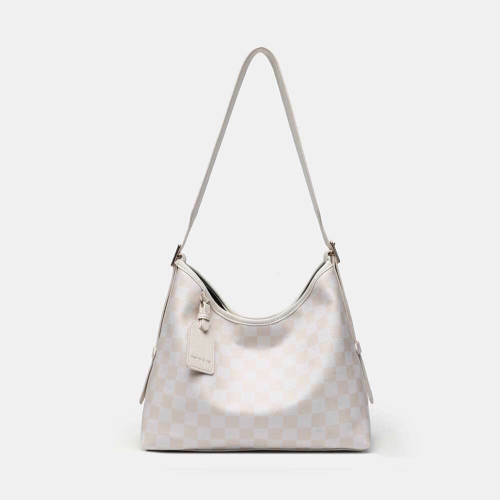 New printed tote large-capacity shoulder underarm bag, autumn and winter high-end commuter bag for women