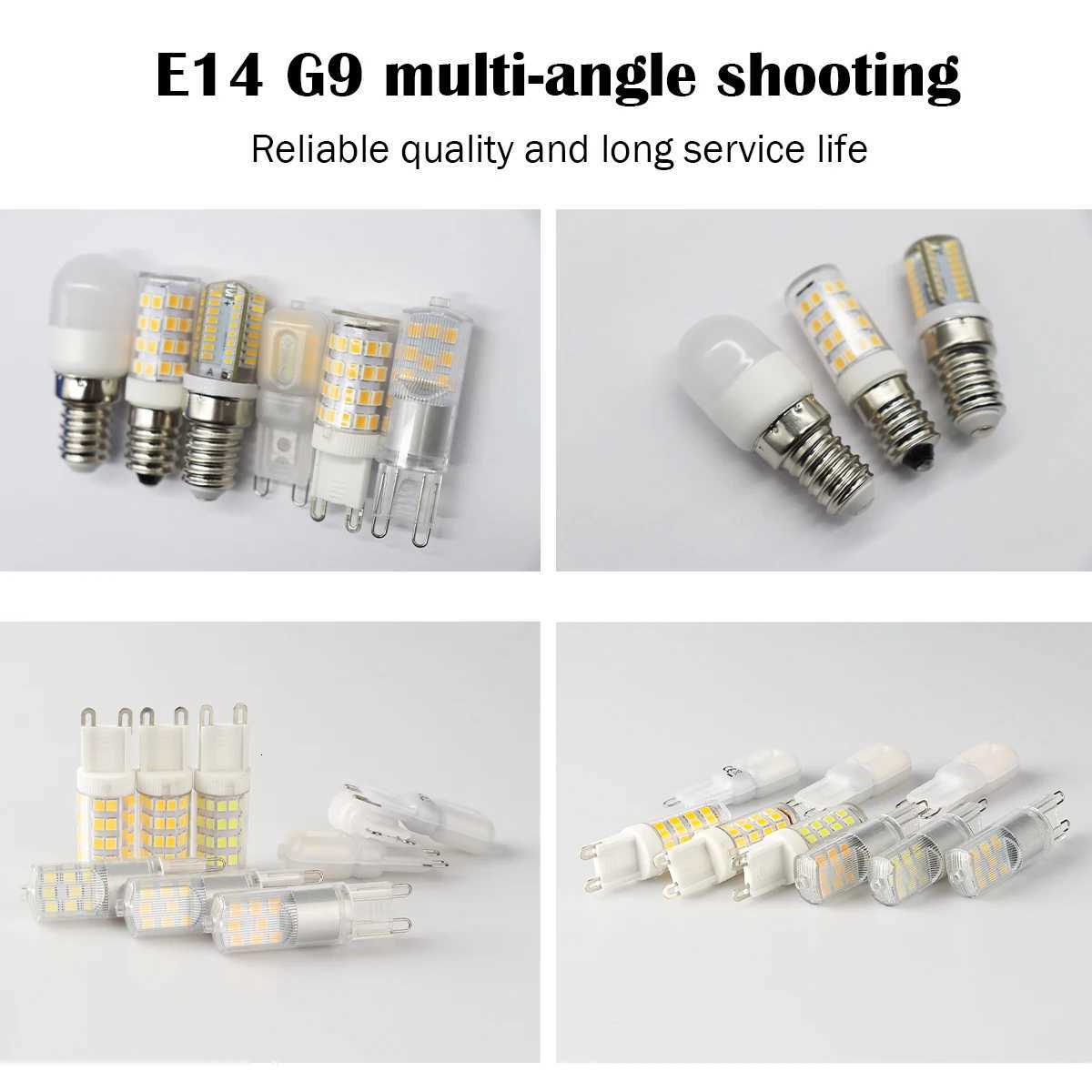 5Pack LED G9 E14 Corn Bulb Lamp 2W 3W 4W mini light 220V 240V Warm Natural light 3000K 4000K 6000K for foyer home derec H260310