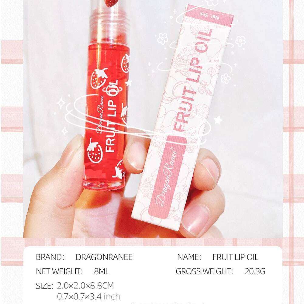 Roll-On Moisturizing Liquid Nourishing Colorless Transparent Fruit Oil New Valentine's Day Gift Lip Balm Z260310
