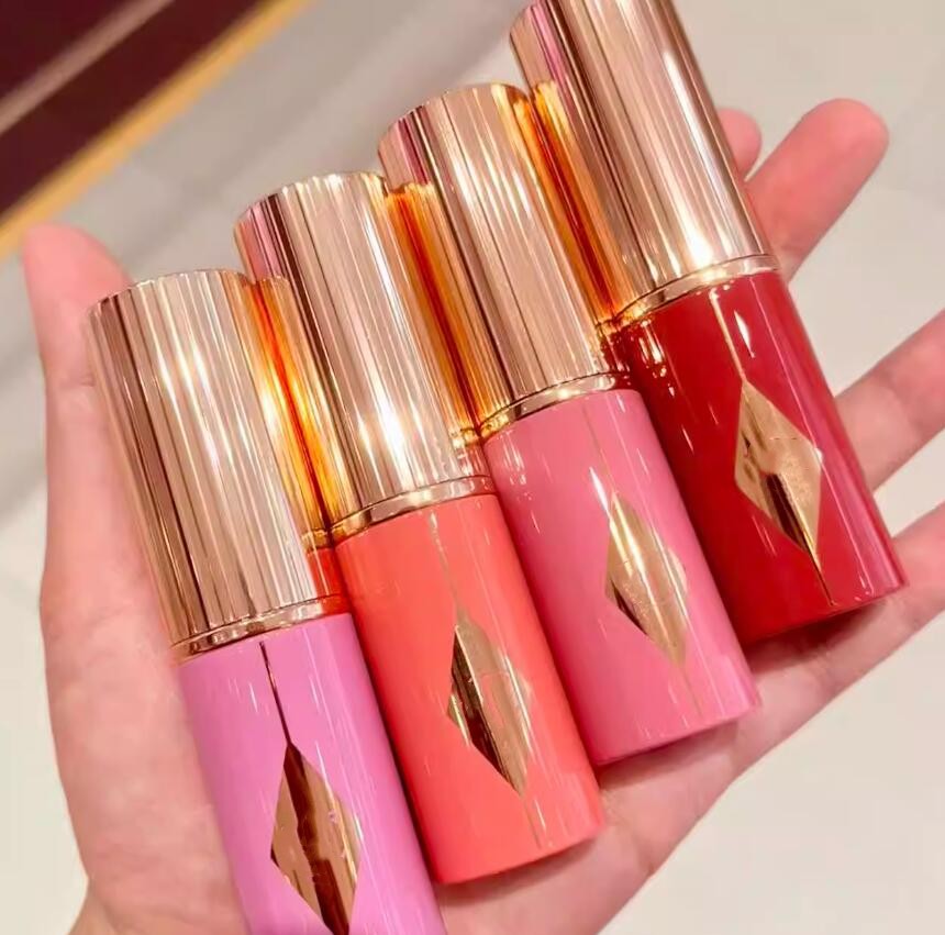 Brand 9ml Make Unreal Lip & Cherry Glow Blush Lipstick 6 Colors Lip Face Dual-use Transparent Lip Dye Lip 01# Rosy Glow 02# Peachy Glow 03# Pretty Glow Face Cheek