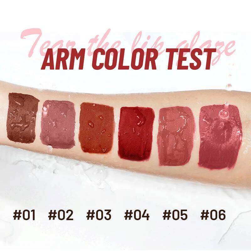 Matte non-stick cup Gloss Bohemian Lip Glaze Waterproof long-lasting velvet lipstick Z260310